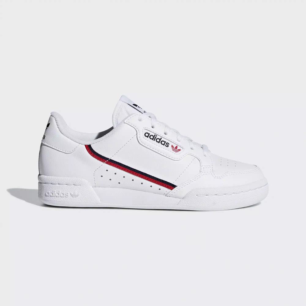 Adidas Continental 80 Tenis Blancos Para Niña (MX-61083)